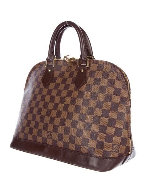 louis vuitton alma damier ebene review|louis vuitton alma pm bag.